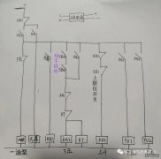 液壓機(jī)控制電路原理圖，與常見電氣故障